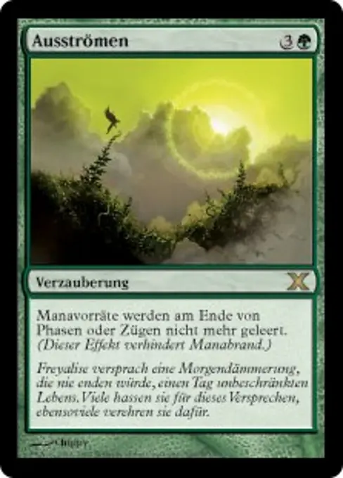 Ausströmen