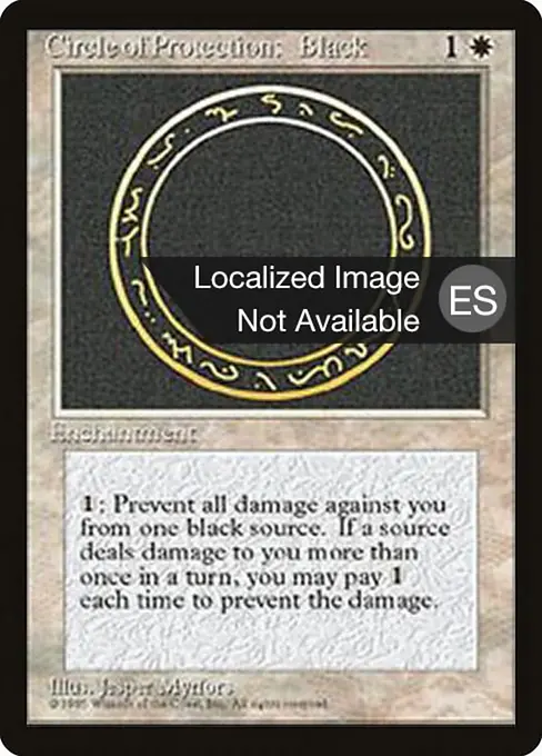Circulo de protección: Negro