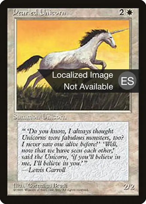 Unicornio perlado