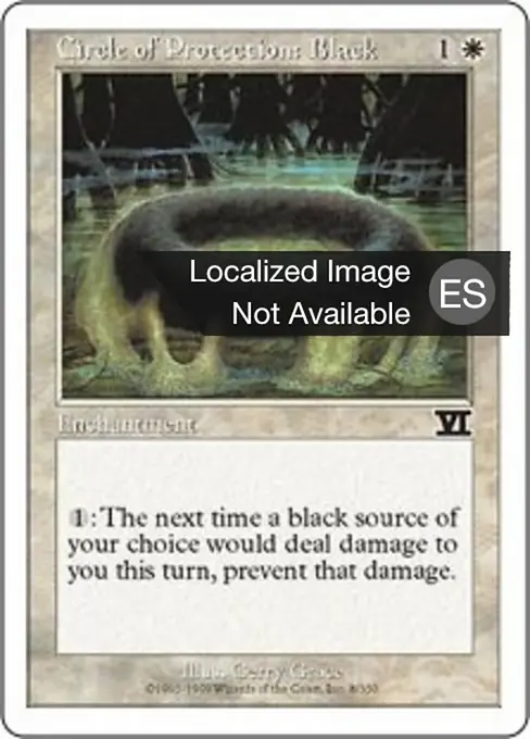 Circulo de protección: Negro