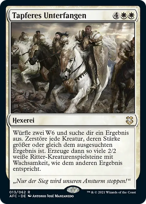 Tapferes Unterfangen