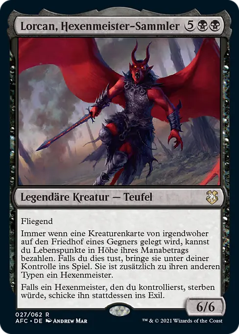 Lorcan, Hexenmeister-Sammler