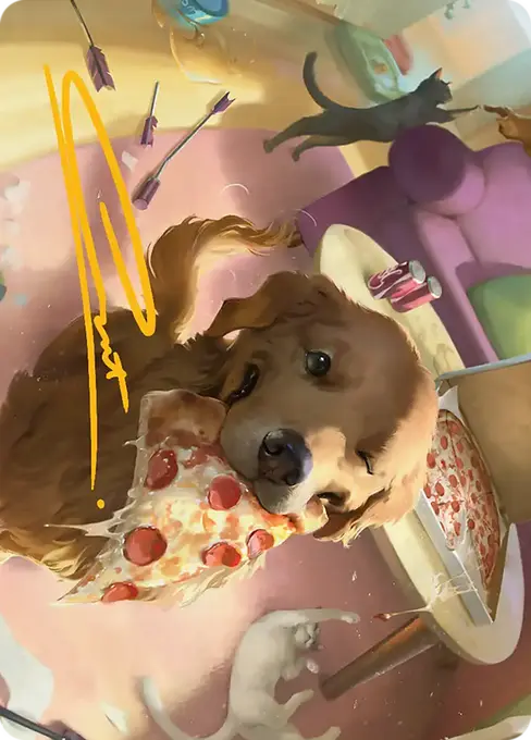 Lucky the Pizza Dog