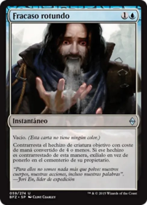 Fracaso rotundo