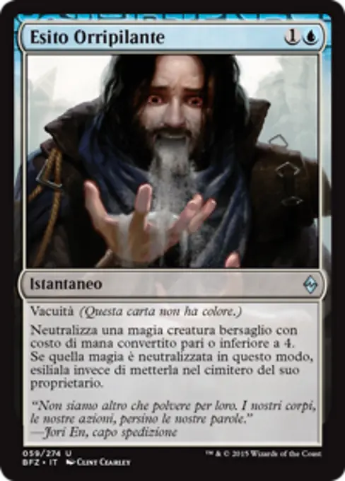 Esito Orripilante