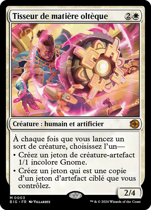 Tisseur de matière oltèque