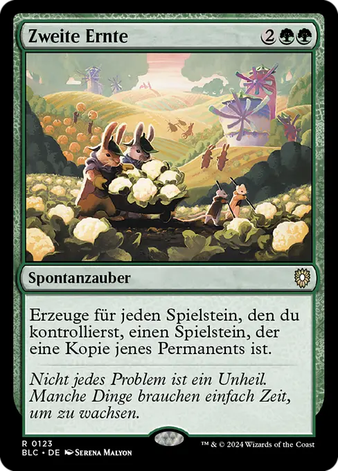 Zweite Ernte