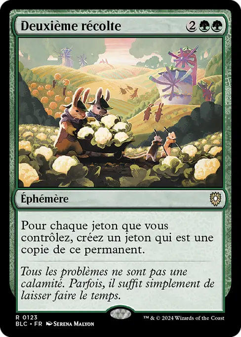 Deuxième récolte