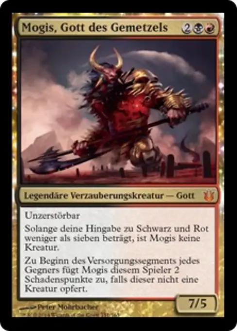 Mogis, Gott des Gemetzels