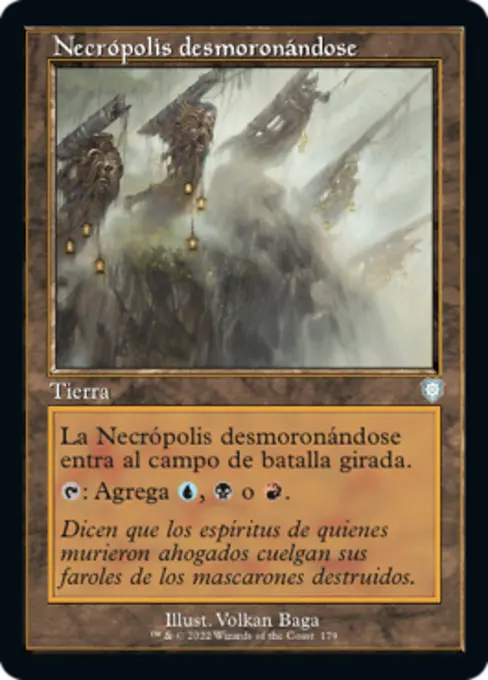 Necrópolis desmoronándose