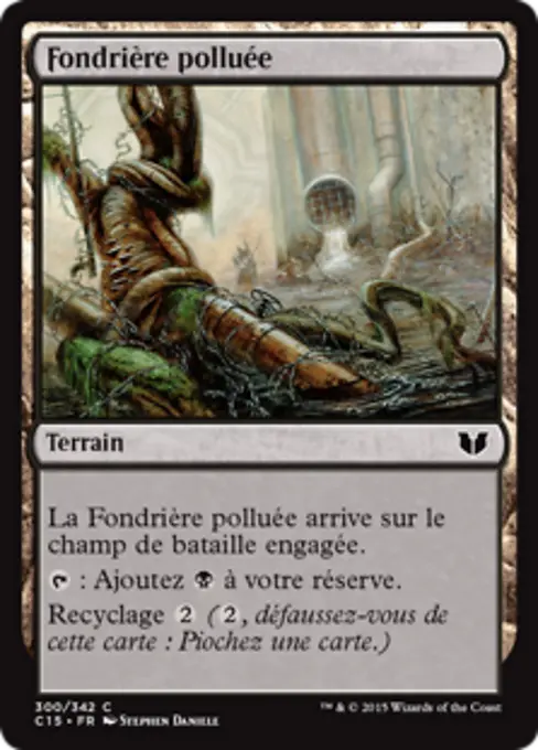 Fondrière polluée