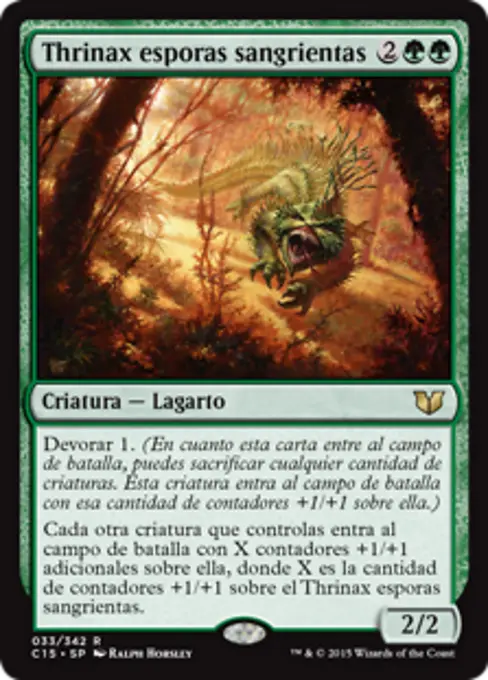 Thrinax esporas sangrientas