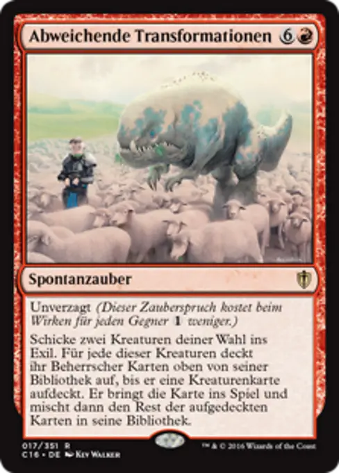 Abweichende Transformationen