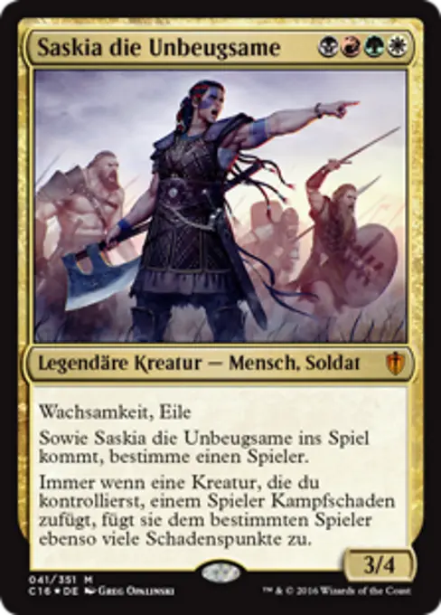 Saskia die Unbeugsame