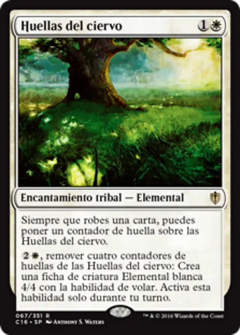 Huellas del ciervo