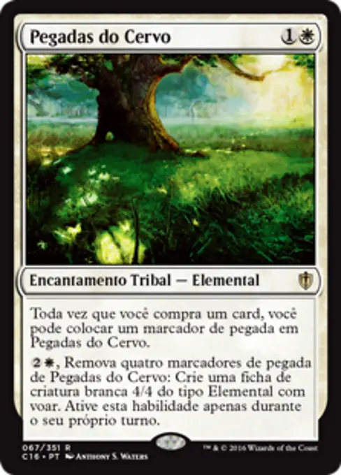 Pegadas do Cervo