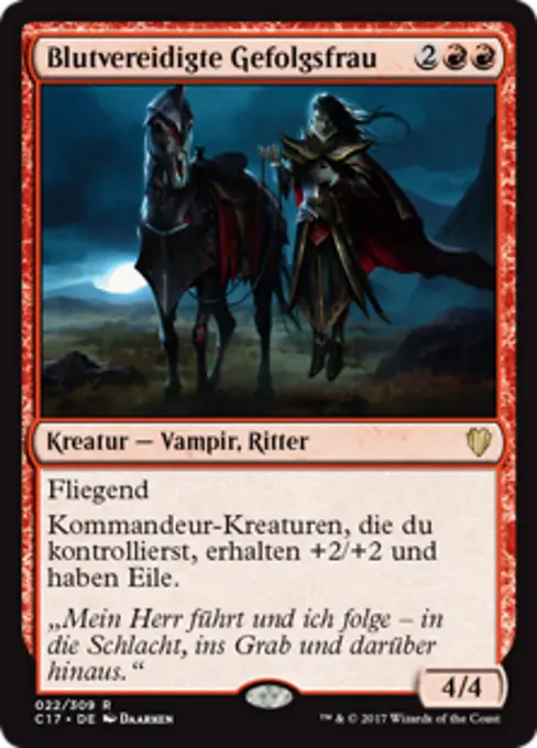 Blutvereidigte Gefolgsfrau
