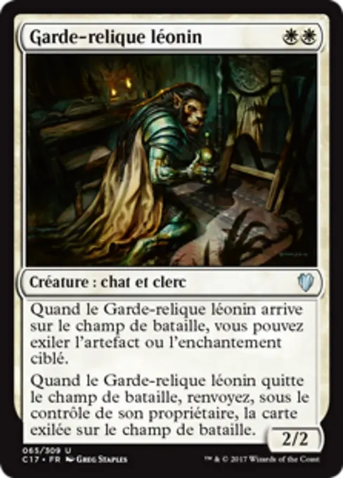 Garde-relique léonin