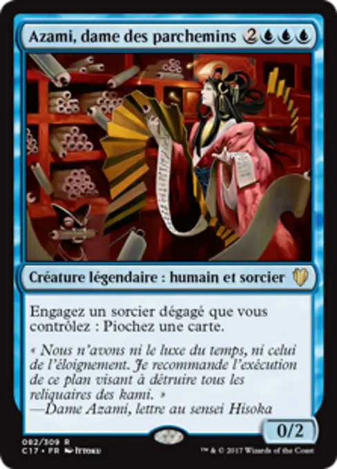 Azami, dame des parchemins