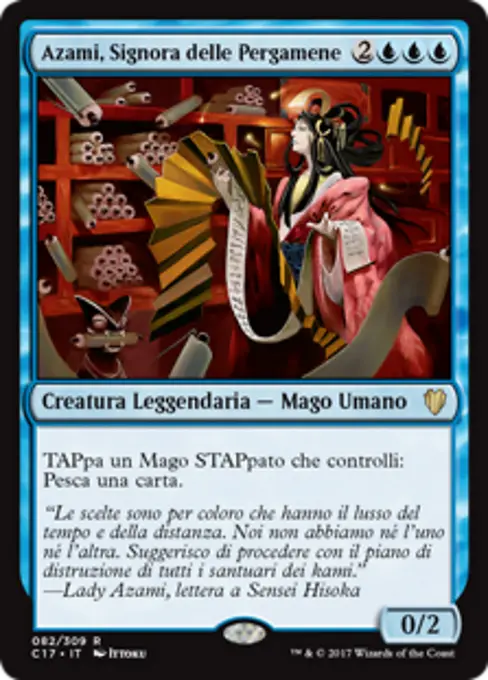 Azami, Signora delle Pergamene