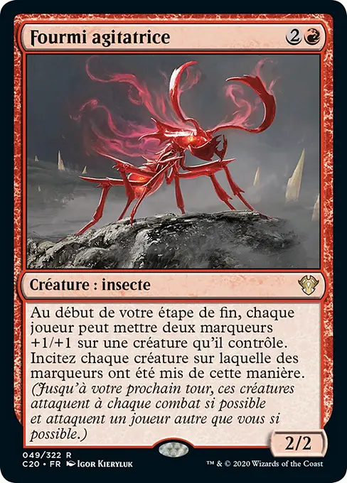 Fourmi agitatrice