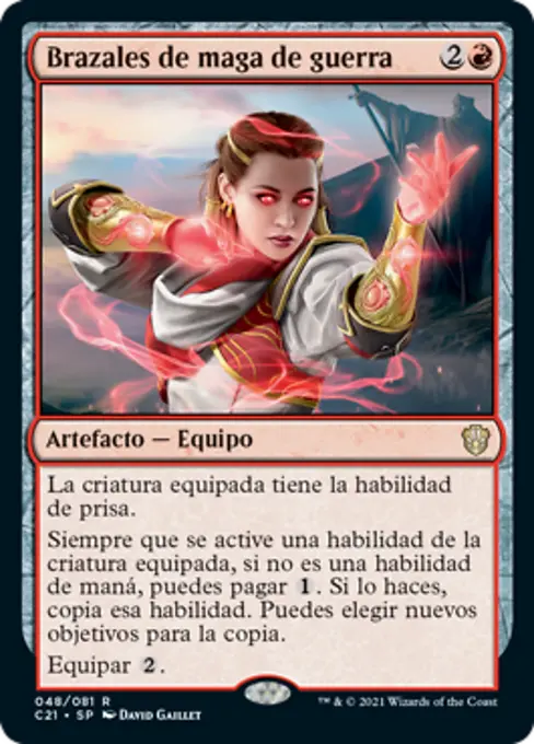 Brazales de maga de guerra