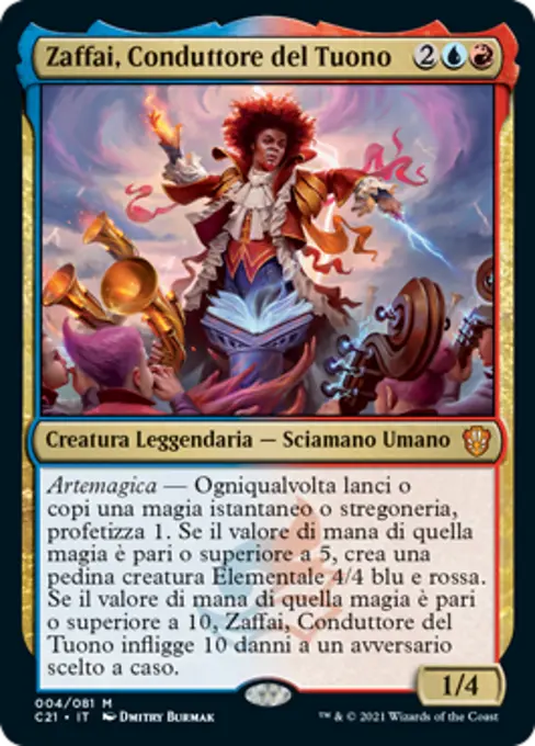 Zaffai, Conduttore del Tuono
