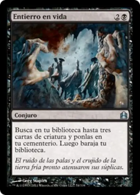 Entierro en vida