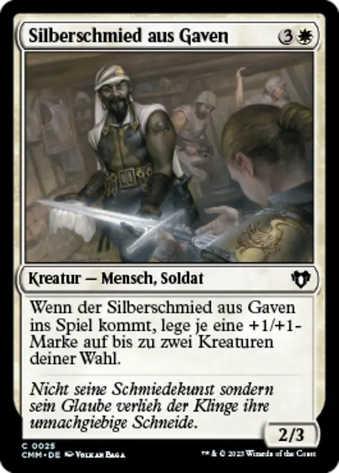 Silberschmied aus Gaven