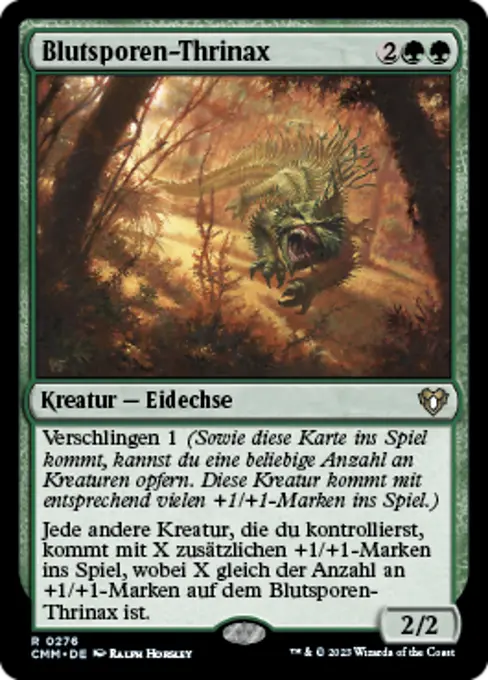 Blutsporen-Thrinax