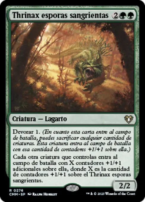Thrinax esporas sangrientas