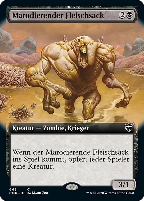 Marodierender Fleischsack