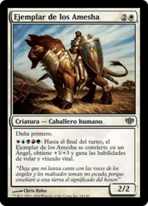 Ejemplar de los Amesha