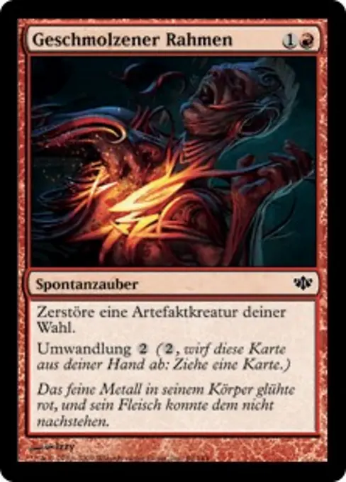 Geschmolzener Rahmen
