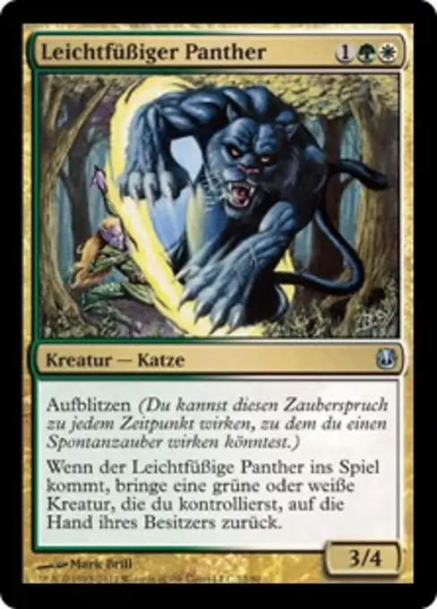 Leichtfüßiger Panther
