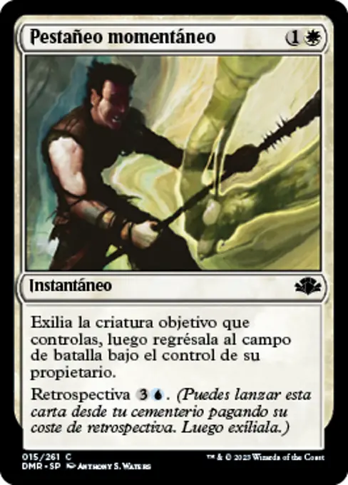 Pestañeo momentáneo