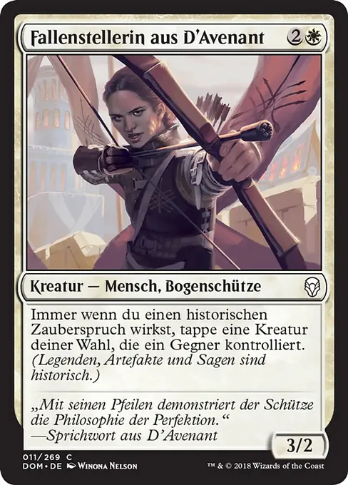 Fallenstellerin aus D'Avenant