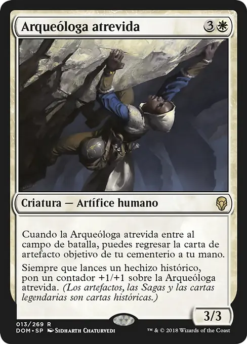 Arqueóloga atrevida