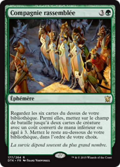 Compagnie rassemblée
