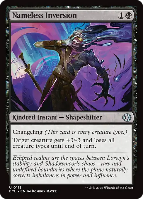 Nameless Inversion