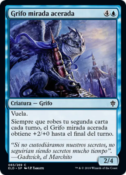 Grifo mirada acerada