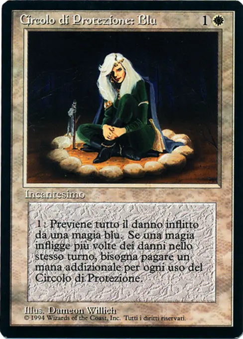 Circolo di Protezione: Blu