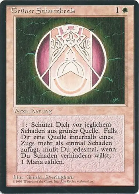 Schutzkreis gegen Grün
