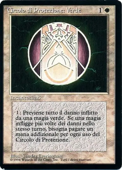 Circolo di Protezione: Verde
