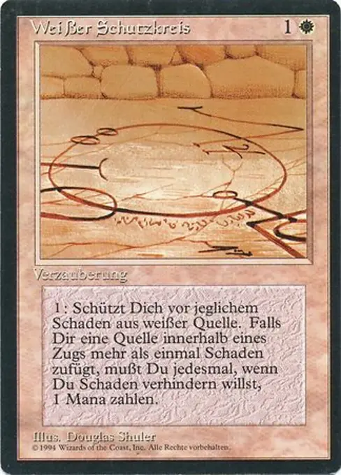 Schutzkreis gegen Weiß