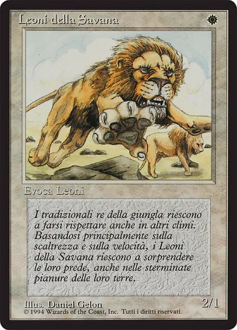 Leoni della Savana