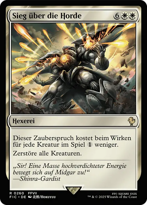 Sieg über die Horde