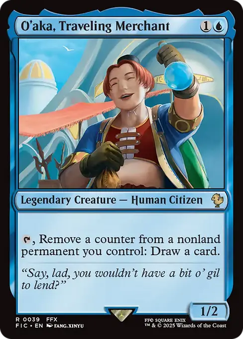 O'aka, Traveling Merchant