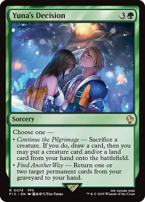 Yuna's Decision