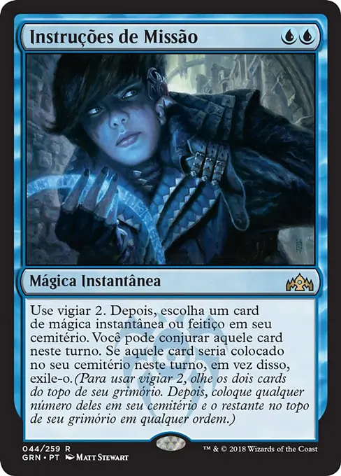 Instruções de Missão